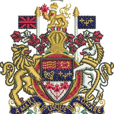 Royal Coat of Arms of Canada 3 x 2.5 Thumbnail