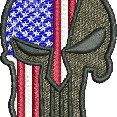 Punisher with USA Flag Thumbnail