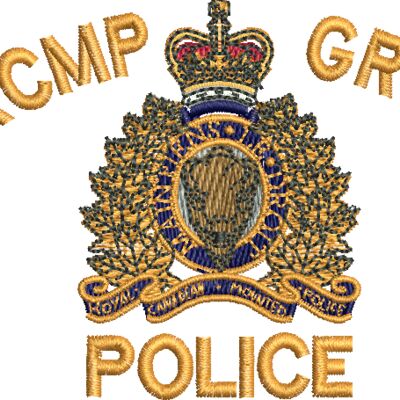 RCMP Shoulder Patch Coloured 2⅖ in x 3 in Thumbnail