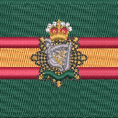 Large Irish Regiment of Canada flag(2 x 3¾ in) Thumbnail
