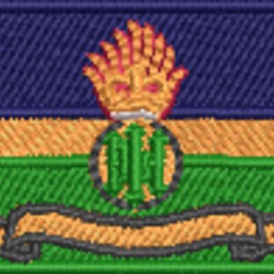 Small Royal Highland Fusiliers of Canada flag (1 x 2 in) Thumbnail