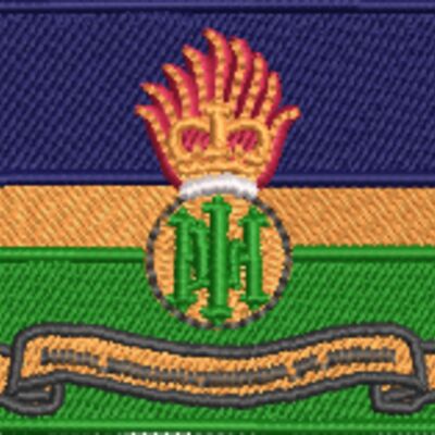 Medium Royal Highland Fusiliers of Canada flag (1¾ x 3¼ in) Thumbnail