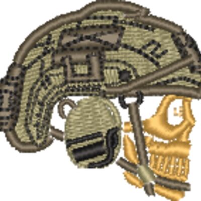 Skull with Helmet Thumbnail