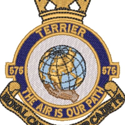 575 Terrier RCACS Squadron Badge Thumbnail